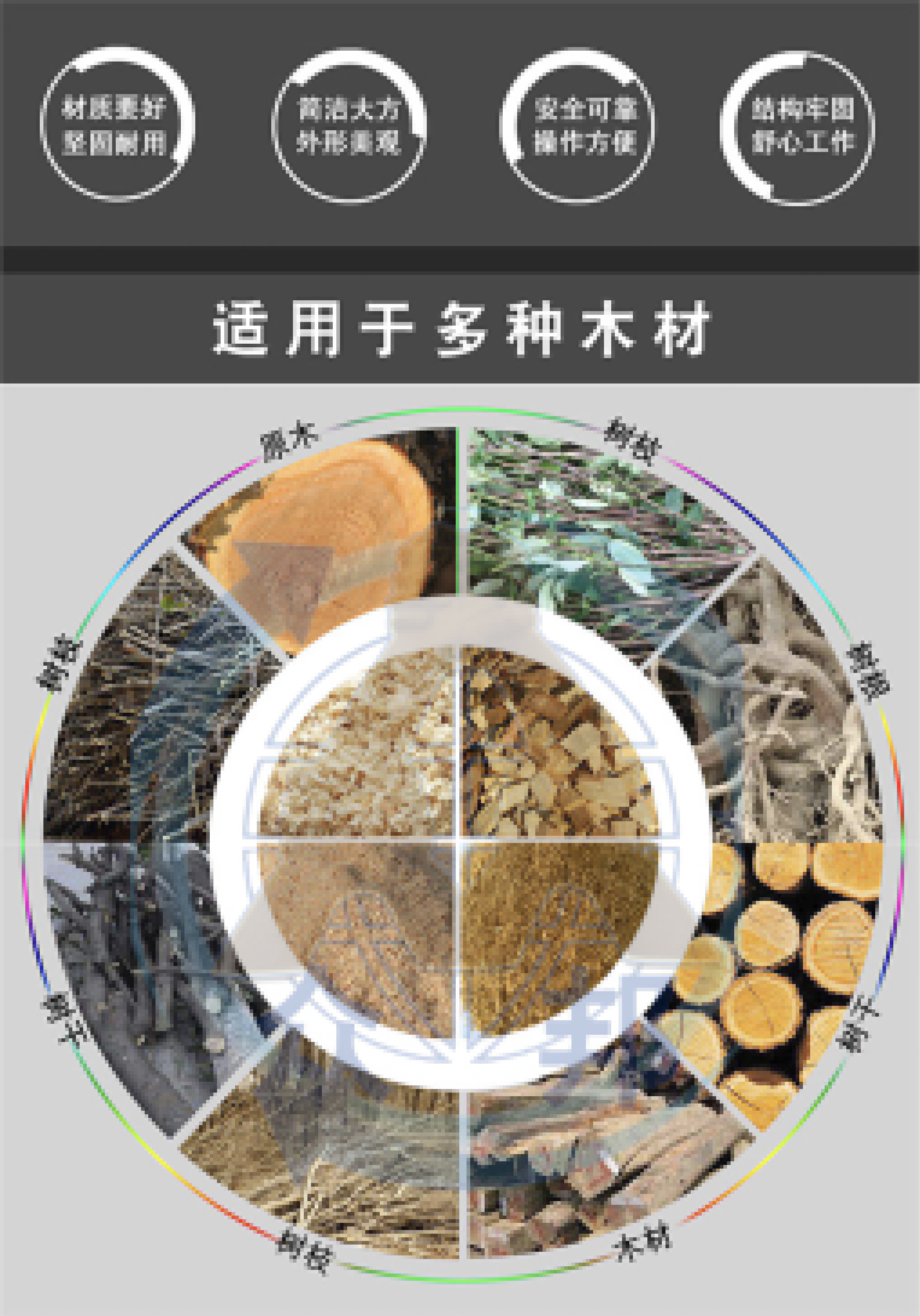 園林綠化樹(shù)枝粉碎機(jī)適用多種木材
